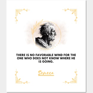 Seneca: the philosopher who helps you find your direction Posters and Art